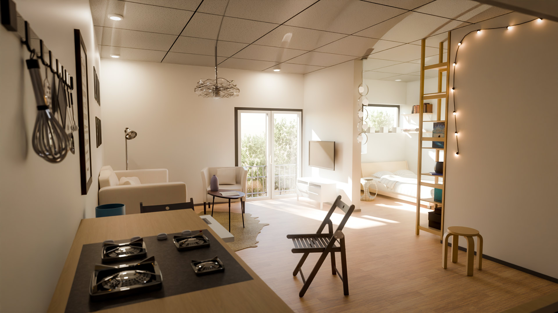 ArchVis Render Tiny Appartement