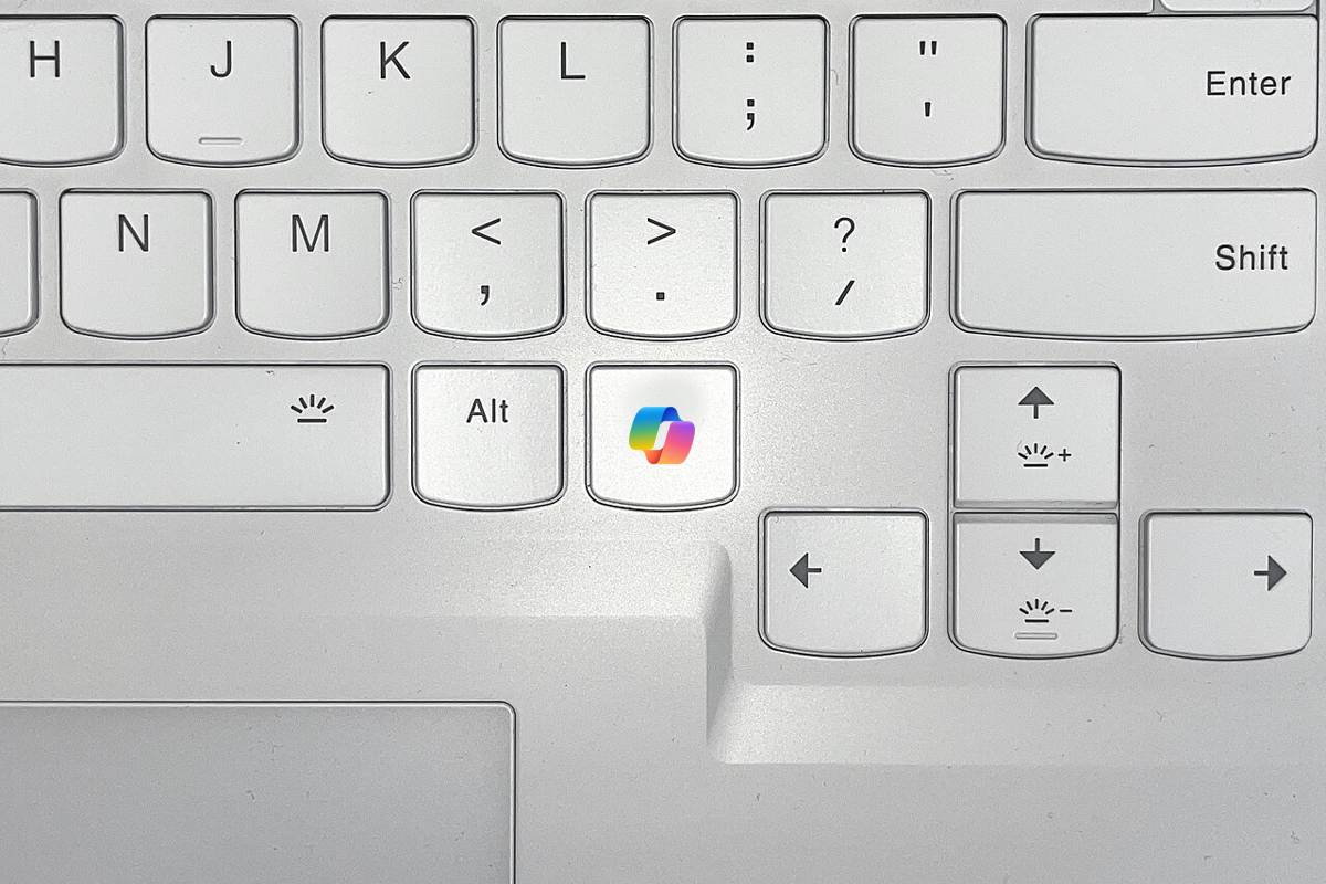 Deko: Tastatur mit Copilot-Taste